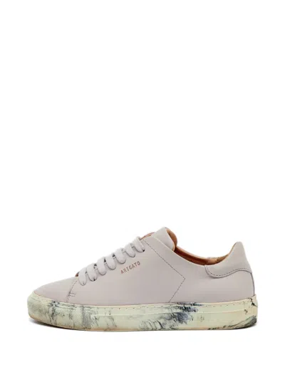 Pre-owned Axel Arigato Clean 90 Leather Sneakers In Purple