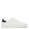 Axel Arigato Clean 90 Contrast White Low Top Sneakers With Laminated Logo In Leather Man In White