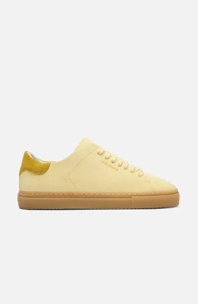 Axel Arigato Clean 90 Nubuck Sneaker In Yellow