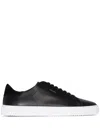 Axel Arigato Clean 90 Smooth Leather Sneakers In Black