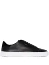 Axel Arigato Clean 90 Smooth Leather Sneakers In Black