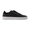 Axel Arigato '90 Clean' Black Low Top Sneakers With Logo Lettering On The Side In Black