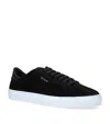 Axel Arigato '90 Clean' Black Low Top Sneakers With Logo Lettering On The Side In Black