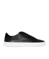 Axel Arigato Clean 90 Smooth Leather Sneakers In Black