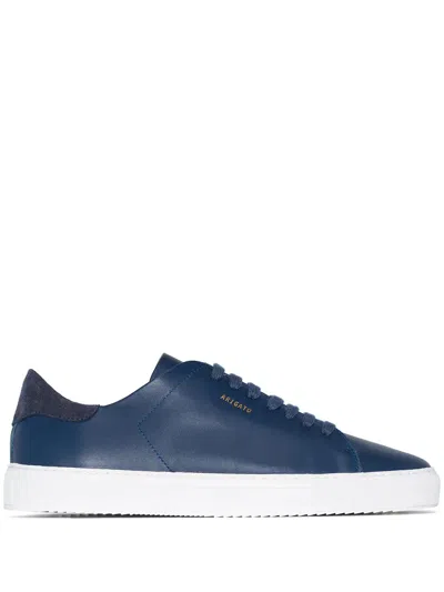 Axel Arigato Low-top Sneakers With Round Toe And Flat Sole In Blue