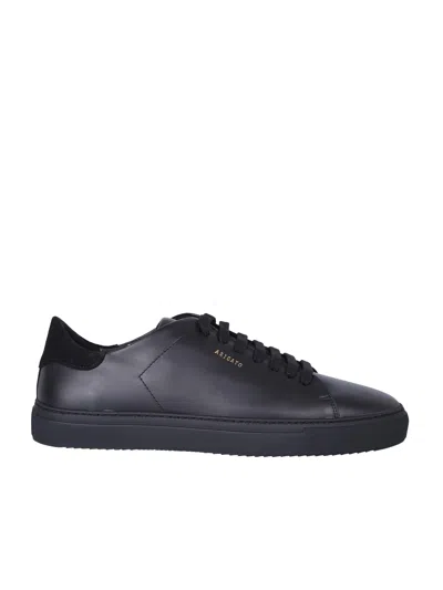 Axel Arigato Clean 90 Sneakers In Black Suede And Leather