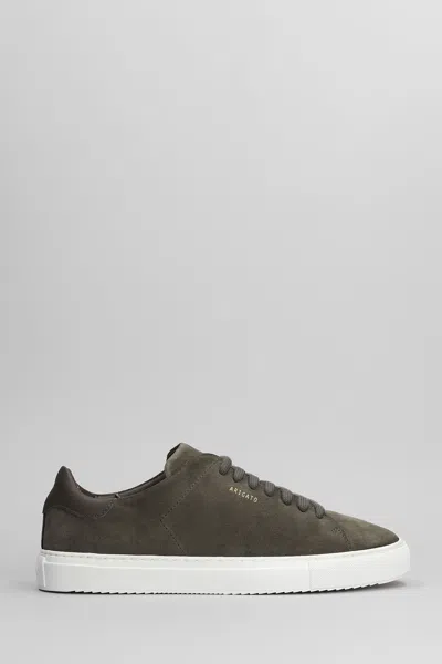 Axel Arigato Clean 90 Sneakers In Brown Suede In Gray