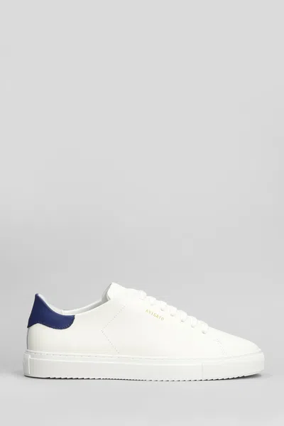 Axel Arigato Clean 90 Sneakers In White Leather In Multi