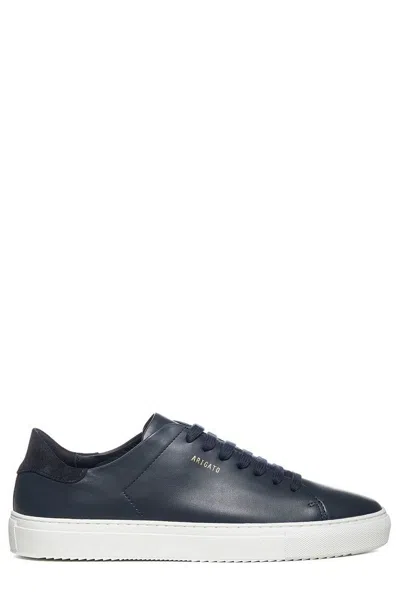 Axel Arigato Clean 90 Full-grain Leather Sneakers In Navy