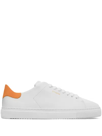 Axel Arigato Clean 90 Sneakers In White Leather In Multi
