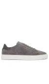 Axel Arigato Clean Suede Sneakers In Gray