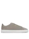 Axel Arigato Taupe Clean 90 Suede Sneakers In Gray