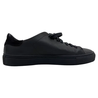 Axel Arigato Clean 90 Trainers In Navy Blue Leather In Black