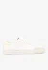Axel Arigato Round Toe Rubber Sole Contrast Heel In White