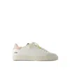 AXEL ARIGATO CLEAN 90 TRIPLE SNEAKERS - LEATHER - WHITE/PINK/LEOPARD