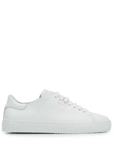 Axel Arigato 'clean 90' White Sneakers With Printed Logo In Leather Woman