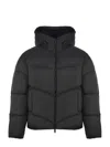 Axel Arigato Black Peak Down Jacket In Black