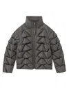 Axel Arigato Quilted Down Jacket In Gray