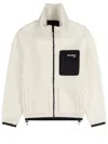 Axel Arigato Fleece Jacket Billie In White
