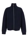 Axel Arigato Men Core Zip-up Sweater In Blue