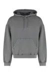 Axel Arigato Cotton Logo Hoodie Kangaroo Pocket In Gray