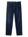 Axel Arigato Cotton Straight Jeans In Blue