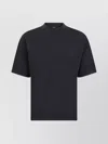 Axel Arigato Relaxed-fit Black T-shirt With Embroidered Logo