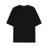 Axel Arigato Grey Crewneck T-shirt With Typo Embroidery In Black