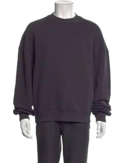Pre-owned Axel Arigato Crew Neck Long Sleeve Sweatshirt In Gray