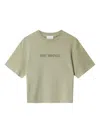 Axel Arigato Cropped Logo-print T-shirt