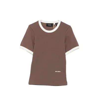 Axel Arigato Dahlia T-shirt In Brown