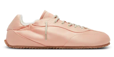 Axel Arigato Daze Satin Flat Runner In Pink