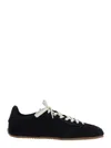 Axel Arigato Daze Runner Black Sneaker With Logo On The Tongue And Grooved Sole In Suede Man In Black
