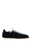 Axel Arigato Daze Runner Black Sneaker With Logo On The Tongue And Grooved Sole In Suede Man In Black
