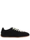 Axel Arigato Daze Runner Black Sneaker With Logo On The Tongue And Grooved Sole In Suede Man In Black