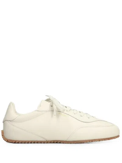 Axel Arigato Daze Runner Suede Sneakers With Logo Tongue In White