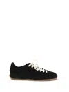 Axel Arigato Daze Runner Black Sneaker With Logo On The Tongue And Grooved Sole In Suede Man In Black