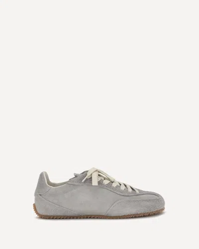 Axel Arigato Lace Up Runner Sneaker Low Top Suede In Black