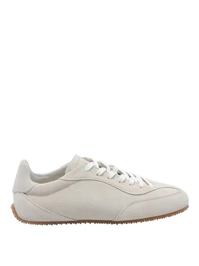 Axel Arigato Daze Runner Beige Sneaker With Logo On The Tongue And Grooved Sole In Suede Man In Neutral