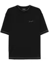 Axel Arigato Decorative-stitching T-shirt In Black