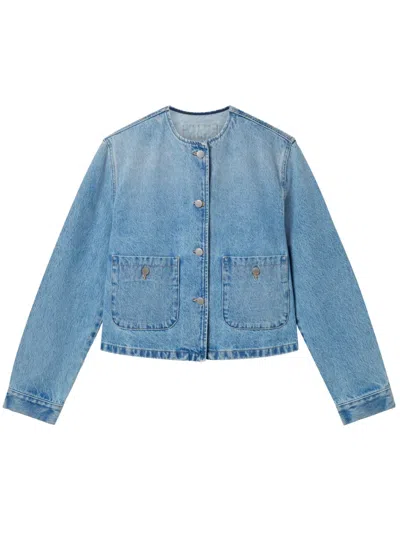 Axel Arigato Deia Denim Jacket In Blue