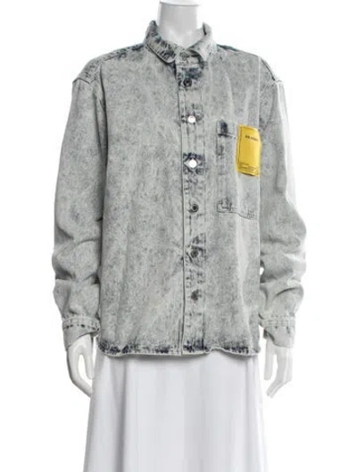 Pre-owned Axel Arigato Denim Jacket In Blue