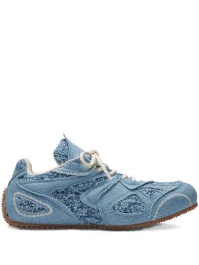Axel Arigato Denim Lace-up Sneakers In Blue