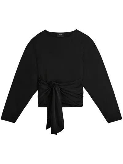 Axel Arigato Diana Oberteil Aus Satin In Schwarz