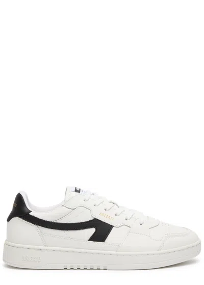 Axel Arigato Dice-a Panelled Leather Sneakers In White And Black