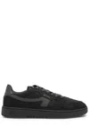 Axel Arigato Dice-a Panelled Nubuck Sneakers In Black