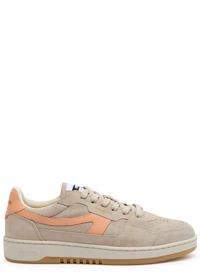 Axel Arigato Dice-a Panelled Suede Trainers In Beige