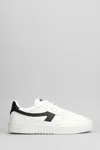 Axel Arigato 'dice-a' White Low Top Sneakers With Laminated Logo In White