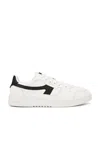 Axel Arigato 'dice-a' White Low Top Sneakers With Laminated Logo In White & Black
