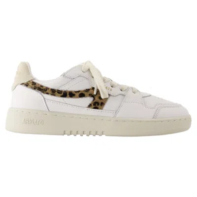 AXEL ARIGATO DICE A SNEAKERS - AXEL ARIGATO - LEATHER - WHITE/LEOPARD